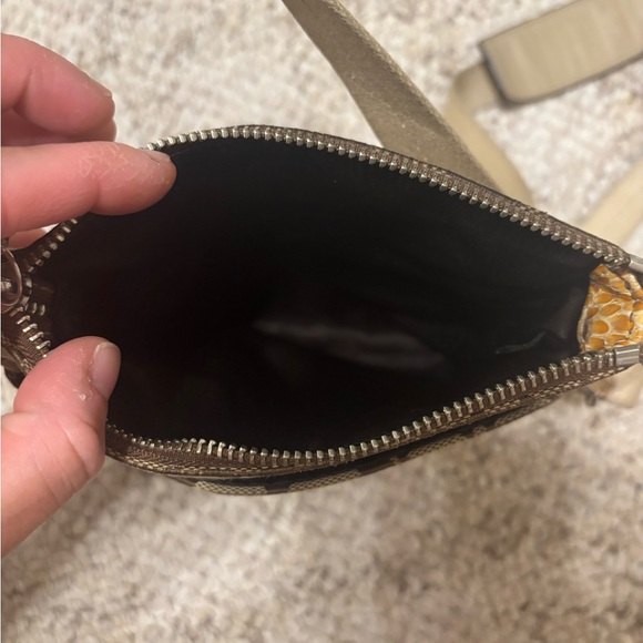 Coach Snakeskin Swingpack Crossbody purse - Picture 5 of 5